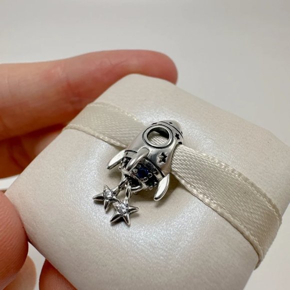 Pandora Space Love Rocket Charm - Picture 5 of 5